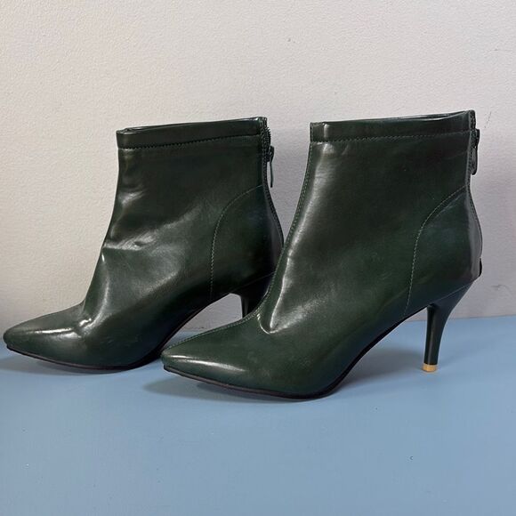 Unbranded Elegant Green Ankle Boots Euro 40 US 9-9.5 - Picture 2 of 8